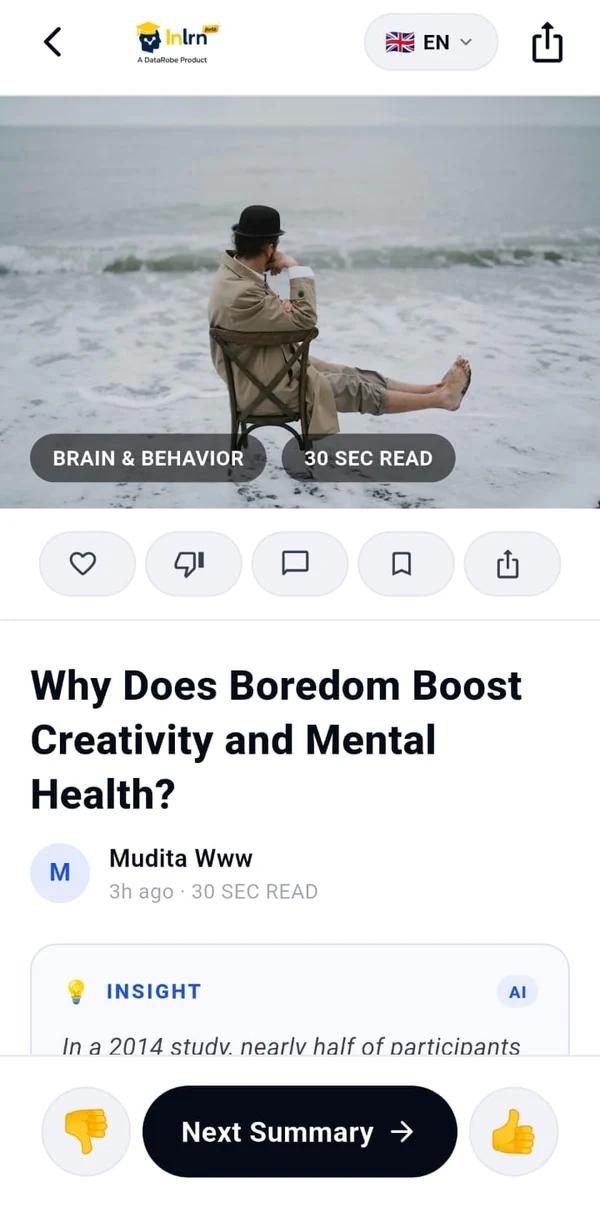 Inlrn article with AI insight and takeaways